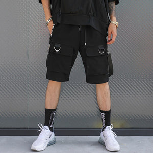 Black Bermuda 'Origin' Shorts Black, XS - Streetwear Shorts - Slick Street