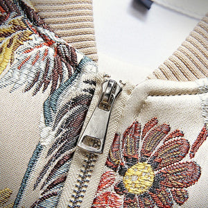 Boutonnieres Embroidery Jacket , - Streetwear Jacket - Slick Street