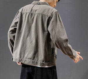 Suprems Demin Jacket , - Streetwear Jackets - Slick Street