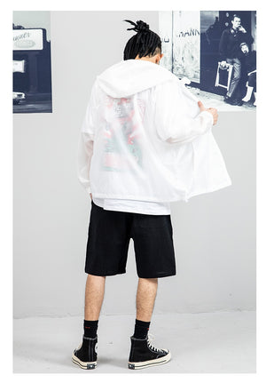 P1 Windbreaker Jacket , - Streetwear Jacket - Slick Street