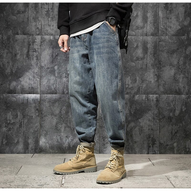 Denim Jean Joggers , - Streetwear - Slick Street