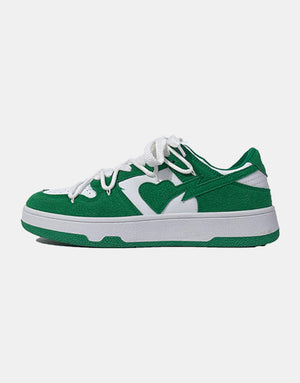 Green MV1 Sneakers , - Streetwear Shoes - Slick Street