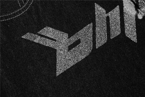 Dollar Print Black Denim Jeans , - Streetwear Jeans - Slick Street