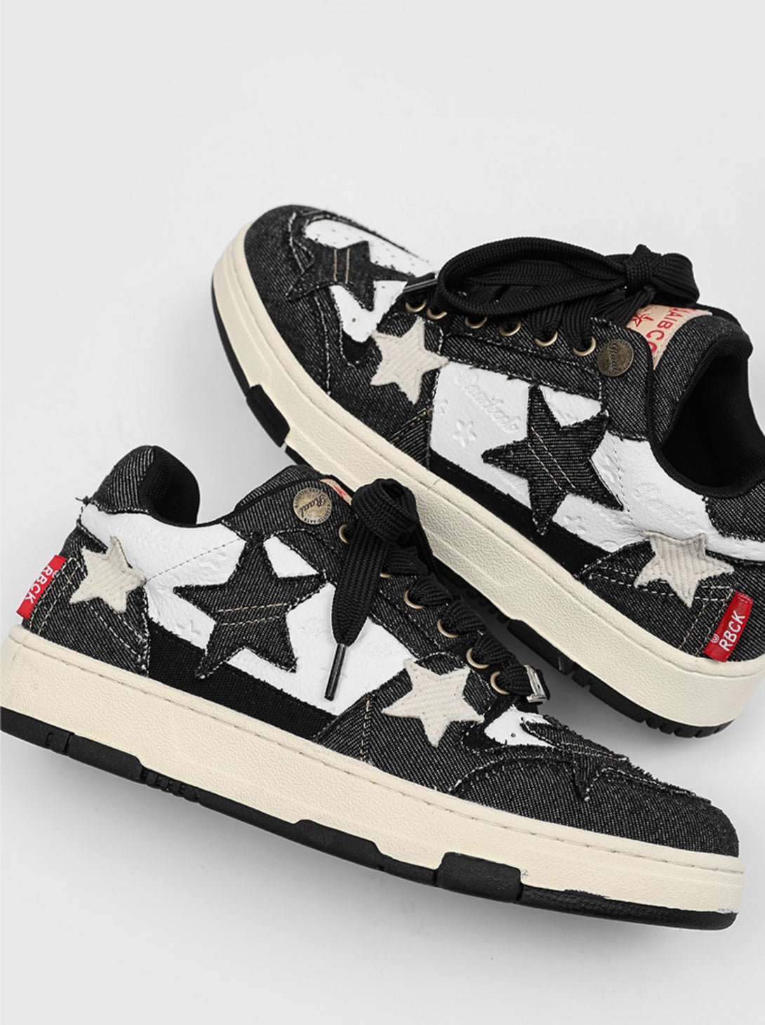 Star Eli1 Skate Sneakers - Black ,  - Streetwear Shoes - Slick Street