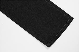 Dollar Print Black Denim Jeans , - Streetwear Jeans - Slick Street