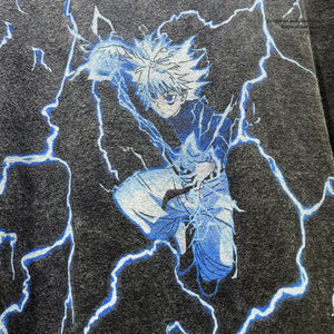 DBZ Blue Lightning Anime T-Shirt , - Streetwear T-Shirts - Slick Street