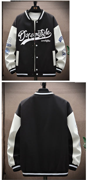 Worldflus Varsity Jacket , - Streetwear Jacket - Slick Street