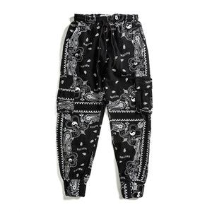 Graffiti V1 Cargo Joggers , - Streetwear Cargo Pants - Slick Street