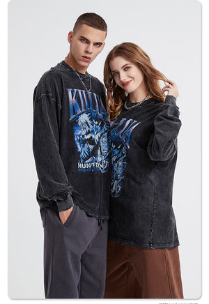 Killua Rookie Hunter Sweatshirt , - Streetwear Sweatshirts - Slick Street