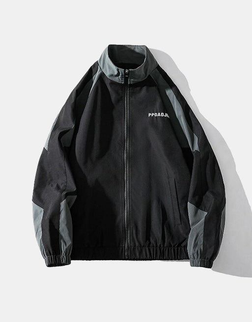 PPDADJIA Windbreaker Jacket Black, XS - Streetwear Jacket - Slick Street