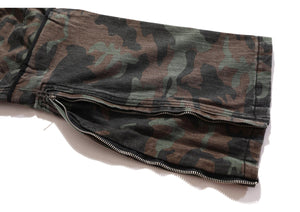 Camo R1 Full Length Pants , - Streetwear Pants - Slick Street