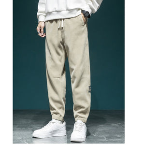 Patch Pocket Causal Joggers XS, Khaki - Streetwear Joggers - Slick Street
