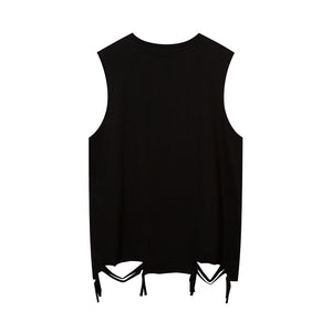Basic Distressed Tank Top , - Streetwear T-Shirts - Slick Street