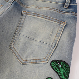 COBRA Snake Denim Jeans , - Streetwear Jeans - Slick Street