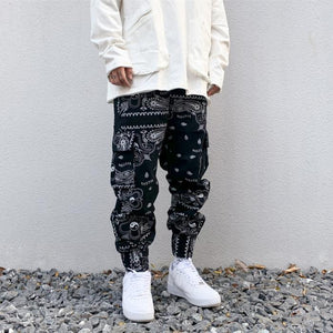 Graffiti V1 Cargo Joggers , - Streetwear Cargo Pants - Slick Street