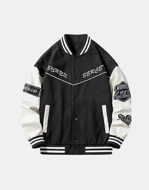 SERCE Varsity Jacket , - Streetwear Jacket - Slick Street
