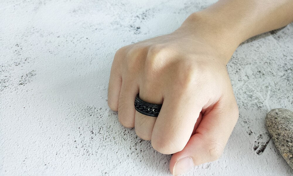 IV Spinner Ring ,  - Streetwear Jewellery - Slick Street