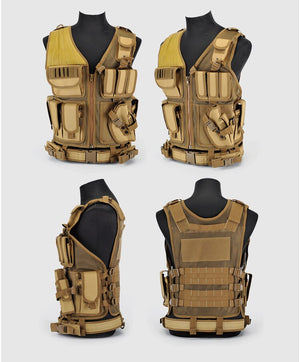 Black Night Vest , - Streetwear Vest - Slick Street