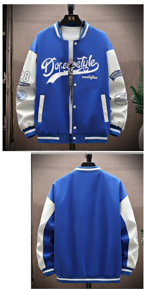 Worldflus Varsity Jacket , - Streetwear Jacket - Slick Street