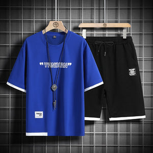 YRNDIAN 2 Piece Set , - Streetwear Tee - Slick Street
