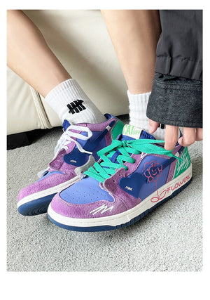 SB Flower Skate Sneakers , - Streetwear Shoes - Slick Street