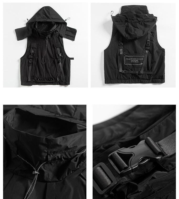 B1 Tactical Multi-Pocket Vest ,  - Streetwear Vest - Slick Street
