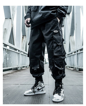 Dark Cosmic Cargo Pants , - Streetwear Cargo Pants - Slick Street
