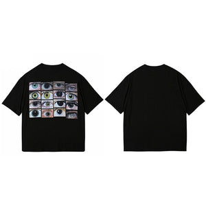 Eyes World T-Shirt , - Streetwear T-Shirts - Slick Street