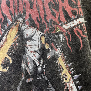 Chainsaw Man 'Midnight Shadows' Anime T-Shirt , - Streetwear T-Shirts - Slick Street