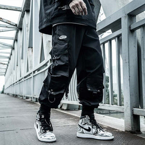 Dark Cosmic Cargo Pants , - Streetwear Cargo Pants - Slick Street