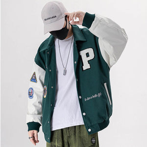 Moment Sunflower Varsity Jacket , - Streetwear Jacket - Slick Street