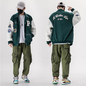 Moment Sunflower Varsity Jacket , - Streetwear Jacket - Slick Street