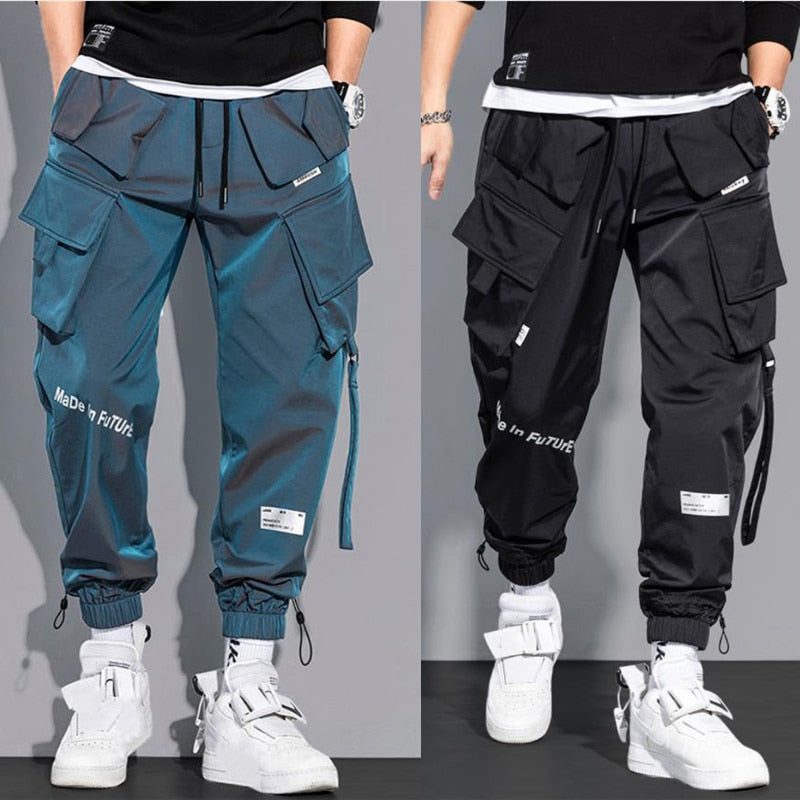 Made in Future Multi Pocket Cargo Pants , - Streetwear Pants - Slick Street