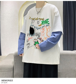 I Can't Help Myself Art Long Sleeve , - Streetwear Shirt - Slick Street