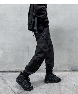 37 BLVCK Tactical Cargo Pants , - Streetwear Cargo Pants - Slick Street