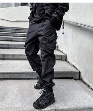 37 BLVCK Tactical Cargo Pants , - Streetwear Cargo Pants - Slick Street