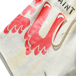 EU Saint Red Heart Shorts , - Streetwear Shorts - Slick Street