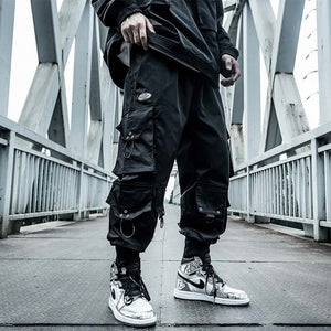 Dark Cosmic Cargo Pants , - Streetwear Cargo Pants - Slick Street