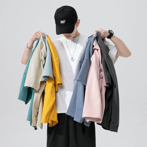 Pure Cotton Cashmere T-Shirt , - Streetwear Tee - Slick Street