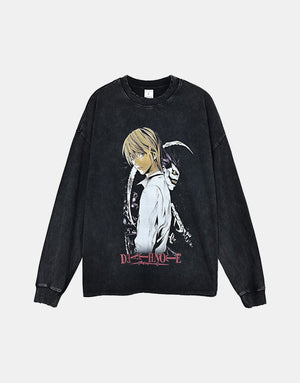 Death Note Anime Sweatshirt , - Streetwear Sweatshirts - Slick Street