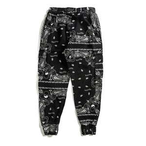 Graffiti V1 Cargo Joggers , - Streetwear Cargo Pants - Slick Street