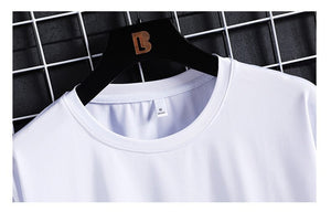 Elegant Acrylic Paint T-Shirt , - Streetwear T-Shirts - Slick Street