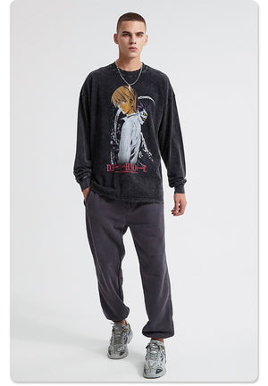 Death Note Anime Sweatshirt , - Streetwear Sweatshirts - Slick Street