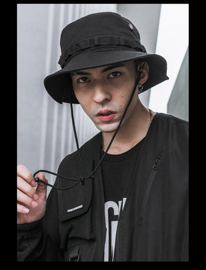 THECROXX #1B Boonie Wide Brim Hat , - Streetwear Hats - Slick Street