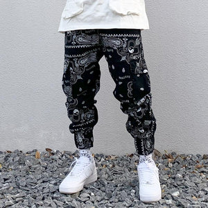Graffiti V1 Cargo Joggers , - Streetwear Cargo Pants - Slick Street