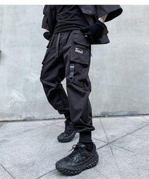 Black IV Cargo Pants , - Streetwear Cargo Pants - Slick Street