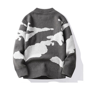 Honeycomb Knitwear Sweater , - Streetwear Sweater - Slick Street