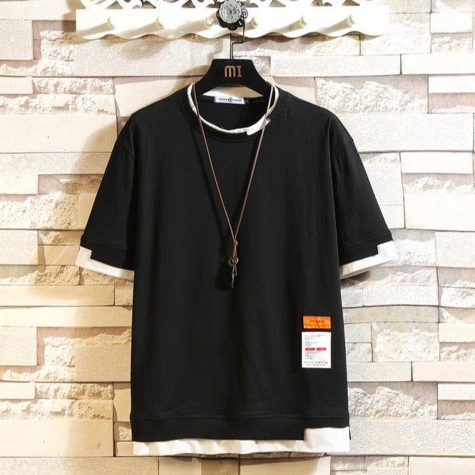 BlackTipe MA2 Double Layer T-Shirt Black, XS - Streetwear T-Shirt - Slick Street
