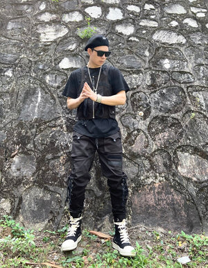 Dark Overseas V1 Cargo Pants , - Streetwear Cargo Pants - Slick Street