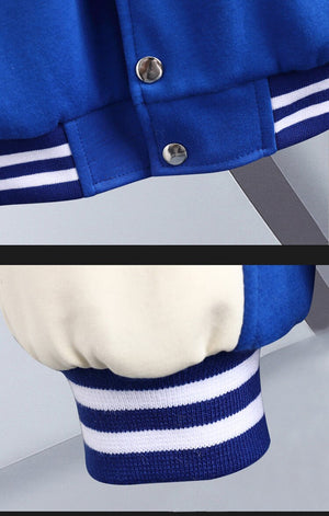 Dorestyle Hooded Varsity Jacket , - Streetwear Jacket - Slick Street